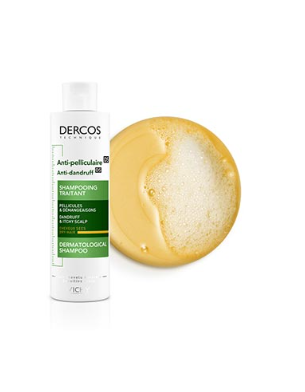 Vichy Dercos Shampoing Traitant Anti-Pelliculaire Cheveux Secs | 200ml