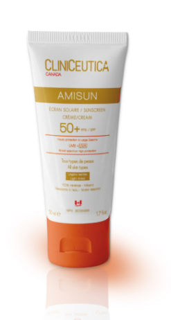 Cliniceutica Amisun Crème Solaire Teintée Légère SPF50+ 50ml