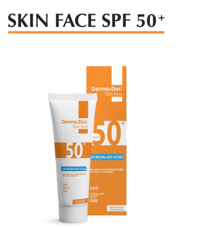 DermaDoc Ecran Solaire Invisible SPF50+ 50ml