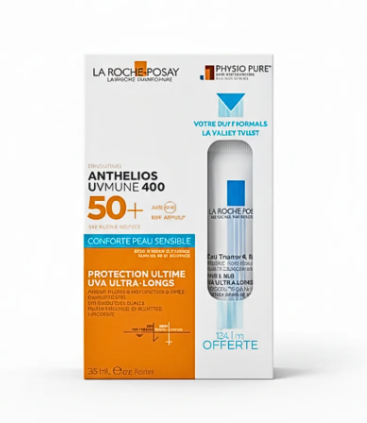 La Roche Posay Anthelios Crème Fondante UVMUNE 400 50ml + Eau Thermale 50ml Offerte