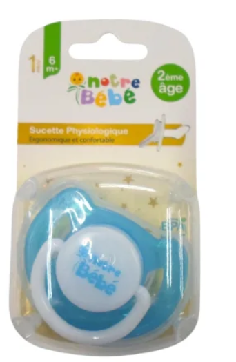 Notre Bebe Sucette Physiologique 2ème Âge | +6 mois