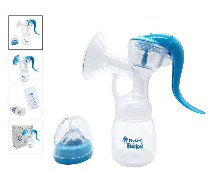 Notre Bébé Tire-Lait Manuel Confortable Réglable