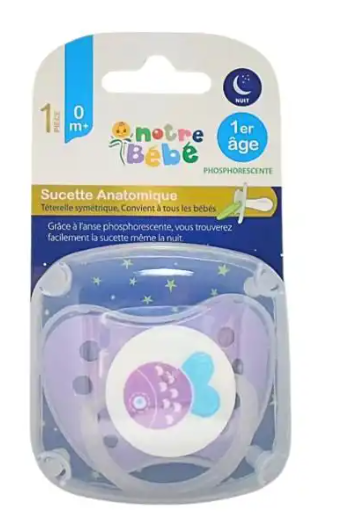 Notre Bebe Sucette Anatomique Soft | +0 mois