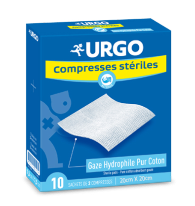 Urgo Compresses Stériles de Gaze | 20cm x 20cm