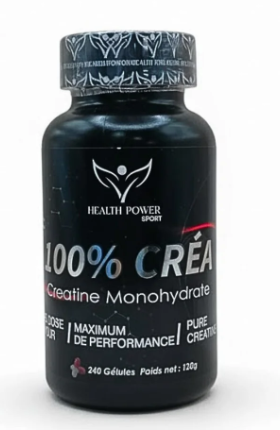 Health Power Crea Créatine Monohydrate | 240 Gélules
