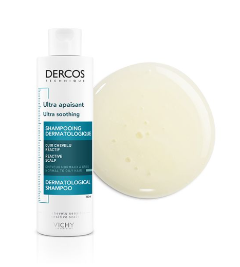 Vichy Dercos Shampoing Ultra Apaisant Cheveux Normaux à Gras | 200ml