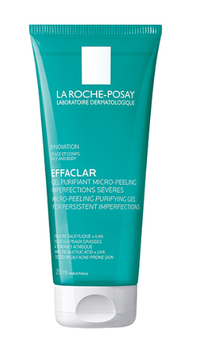 La Roche-Posay Effaclar Gel Purifiant Micro-Peeling Peau Grasse Acnéique | 200ml