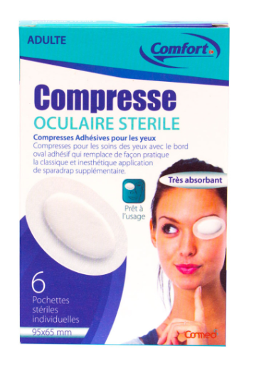 Comfort Compresse Oculaire Adulte | 6 Pièces