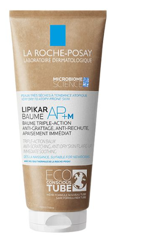 La Roche-Posay Lipikar Baume AP+M Tube Eco-Responsable Peau Sèche et Eczéma Atopique 200ml
